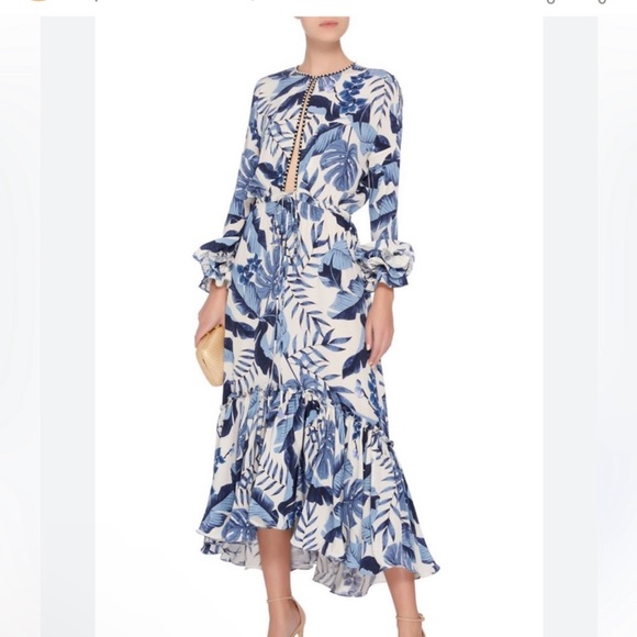 NWOT Johanna Ortiz silk dress - Picture 2 of 15